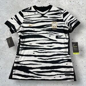NWT Nike South Korea Football Kit Jersey White Black Women's‎ XL Soccer